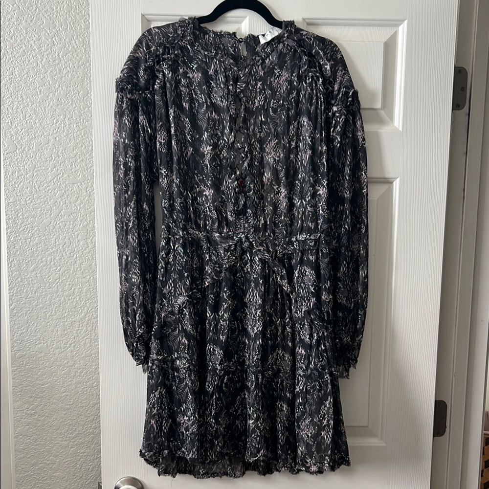 Elegant Black and Gray Women's Dress